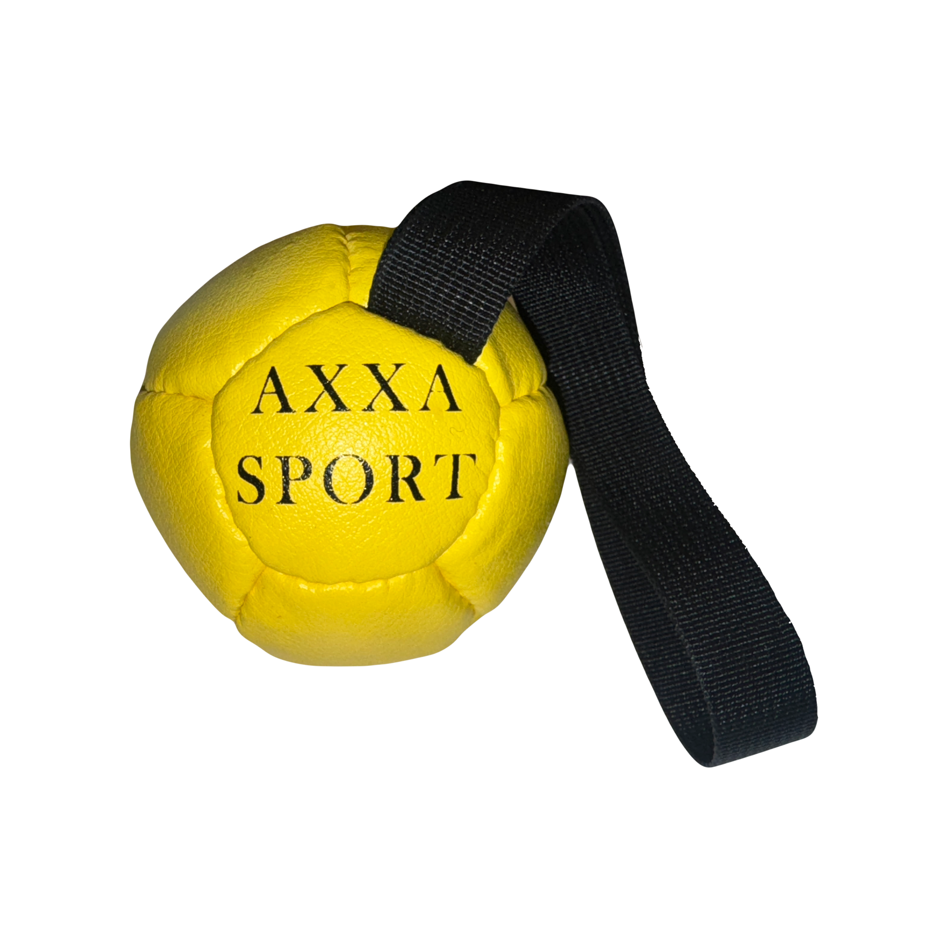 Läderboll siliconfylld 8 cm