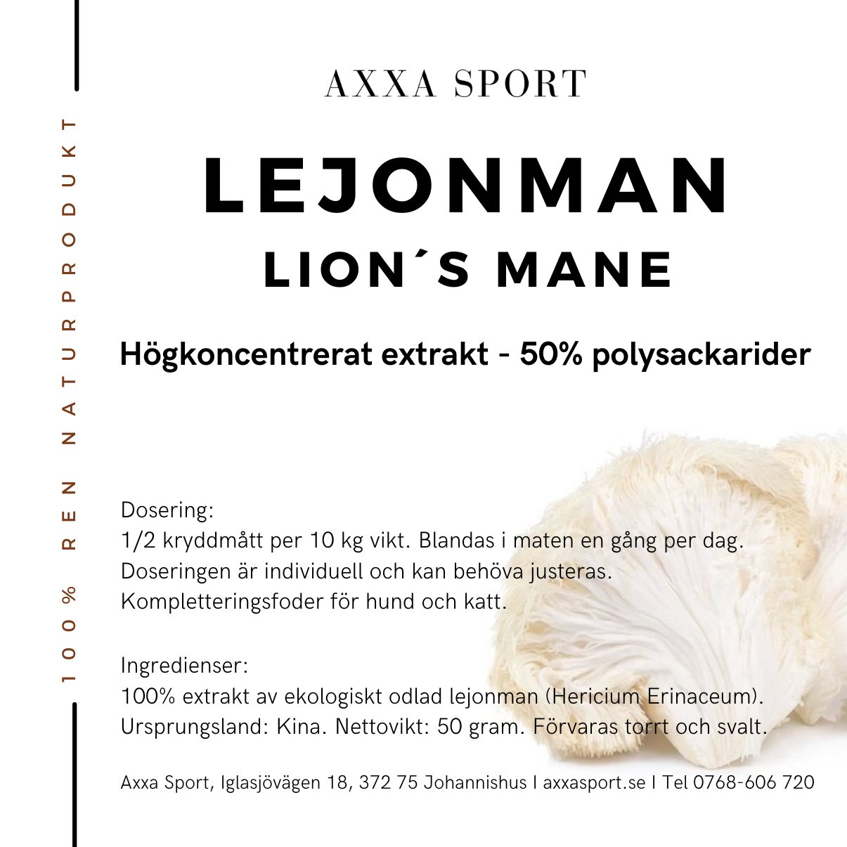 Lejonman Lion´s Mane 50%